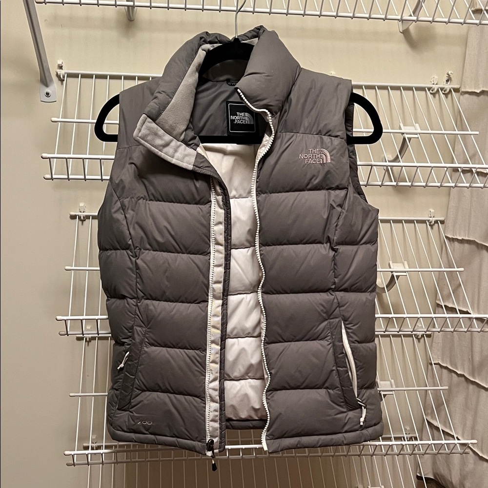 The North Face Charcoal Puffer Vest